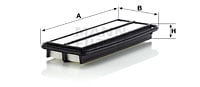 Ilmansuodatin MANN-FILTER C 35 008