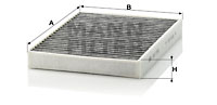Raitisilmasuodatin MANN-FILTER CUK 2736-2