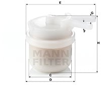 Polttoainesuodatin MANN-FILTER WK 42/10