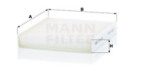 Raitisilmasuodatin MANN-FILTER CU 22 032