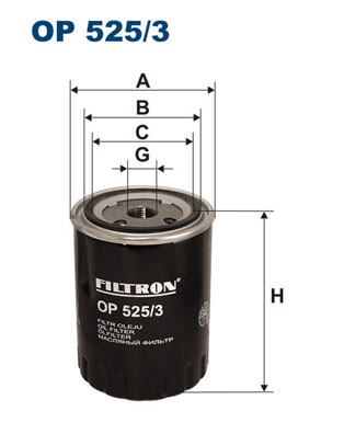 Öljynsuodatin FILTRON OP 525/3
