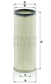 Toisioilmasuodatin MANN-FILTER CF 19 006 x