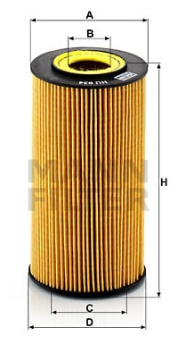 Öljynsuodatin MANN-FILTER HU 934 x