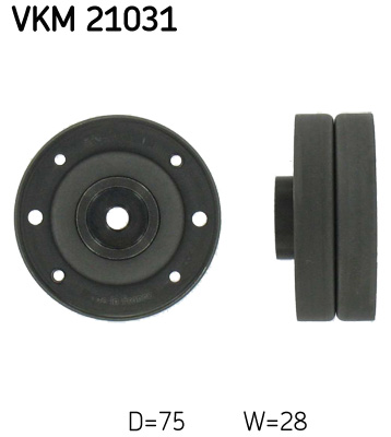 Ohjainrulla, hammashihna SKF VKM 21031
