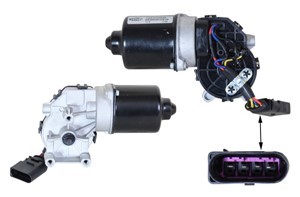 Pyyhkijän moottori, Edessä, AUDI A4, A4 Avant, A4 Cabriolet, SEAT EXEO, EXEO ST, 8E1 955 113, 8E1 955 119, 8E1955119