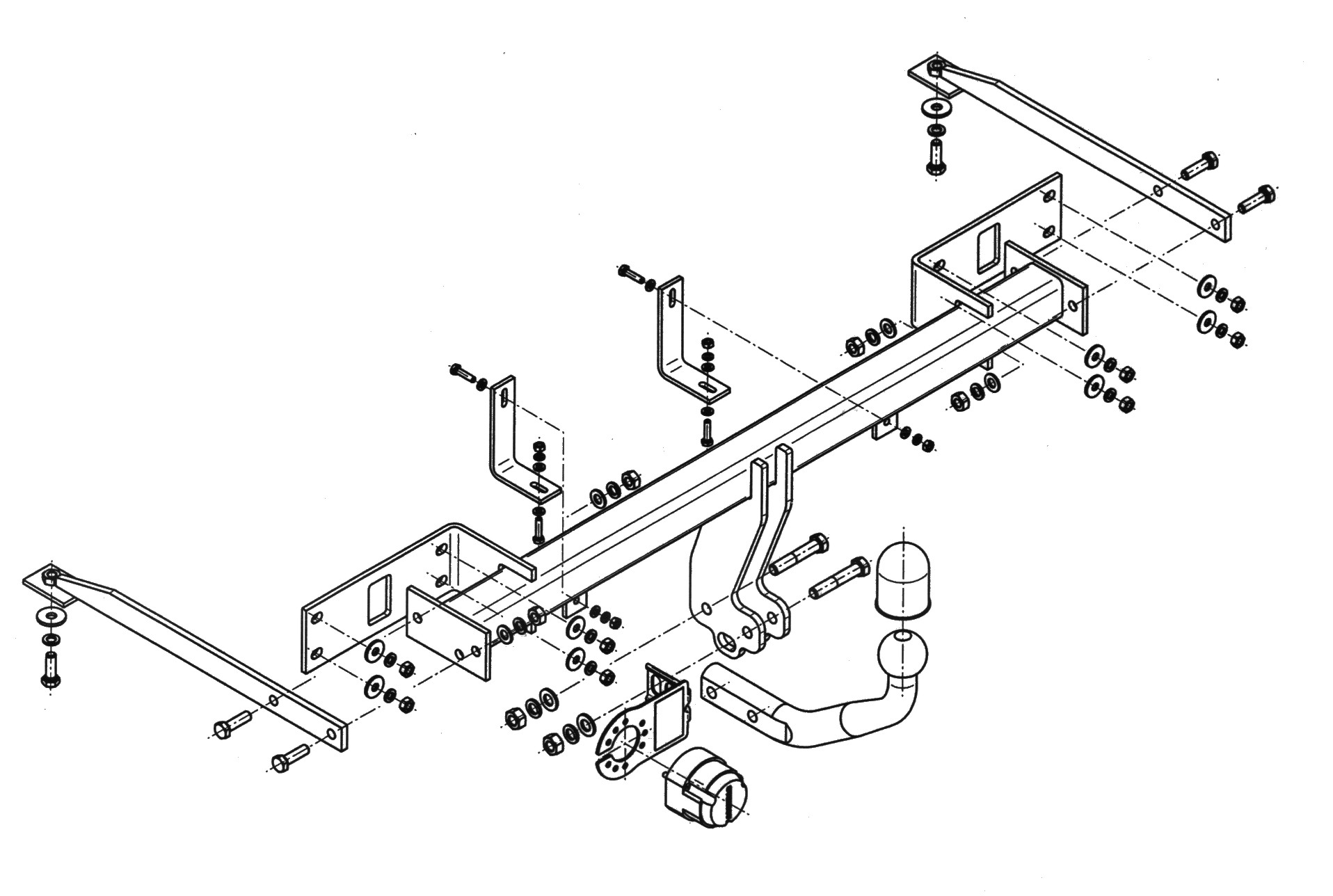 Vetokoukku STEINHOF STF-114 Fiat Panda '12-