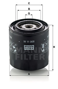 Öljynsuodatin MANN-FILTER W 11 008