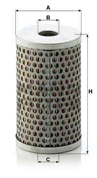 Hydrauliikkasuodatin, ohjaus MANN-FILTER H 601/4