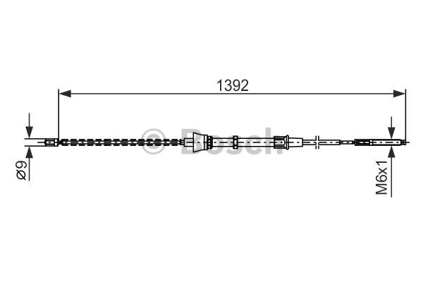 Käsijarruvaijeri BOSCH 1 987 477 680