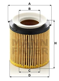 Öljynsuodatin MANN-FILTER HU 8002 y