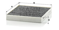 Raitisilmasuodatin MANN-FILTER CUK 2252