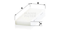 Raitisilmasuodatin MANN-FILTER CU 24 012-2