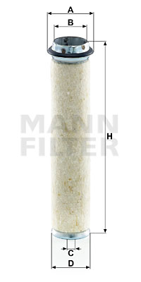 Toisioilmasuodatin MANN-FILTER CF 700