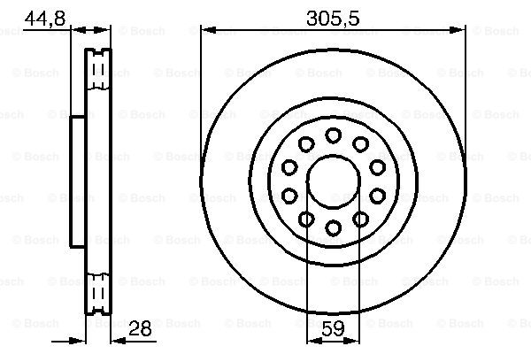 Jarrulevy BOSCH 0 986 478 963