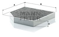 Raitisilmasuodatin MANN-FILTER CUK 2641