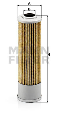 Suodatin, työhydrauliikka MANN-FILTER H 614/3