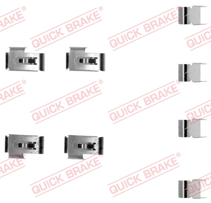 Tarvikesarja, jarrupala QUICK BRAKE 109-1198